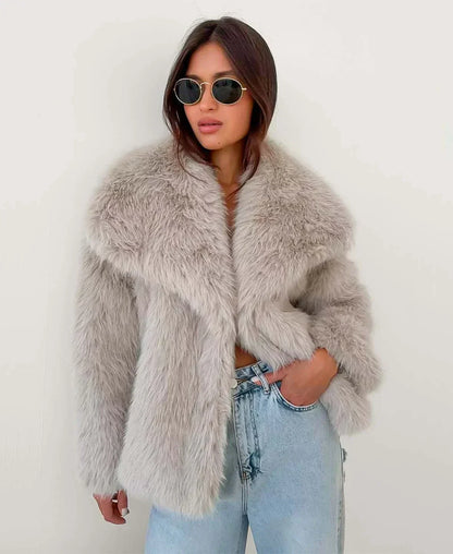 Sophia - Faux Fur Coat