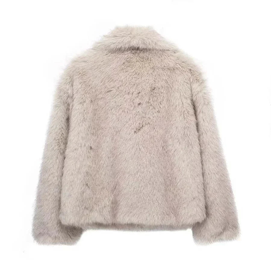 Sophia - Faux Fur Coat