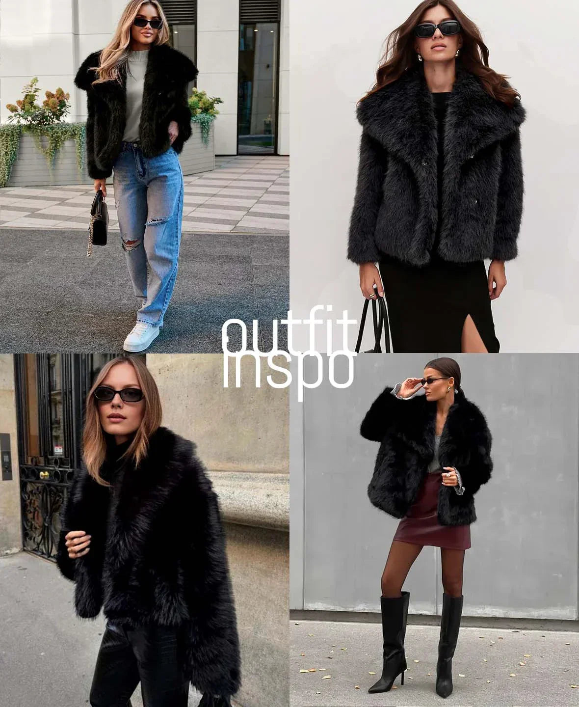 Sophia - Faux Fur Coat
