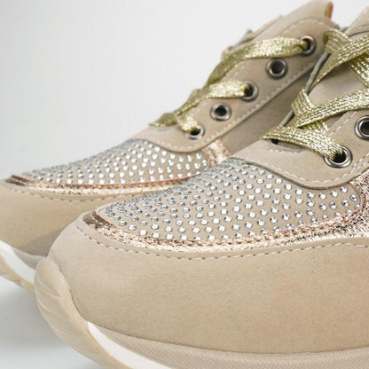 Prisella | Modern women's lace-up sneakers | Wedge