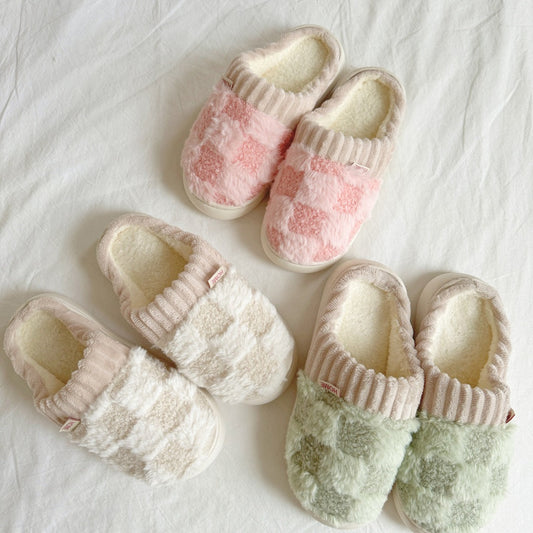 Plaid Nordic Slippers