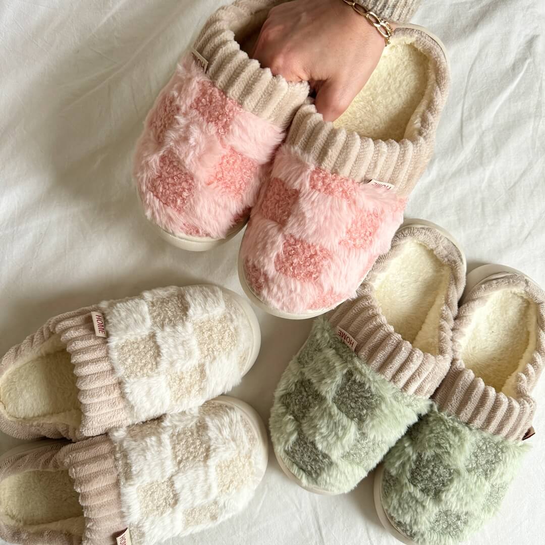 Plaid Nordic Slippers