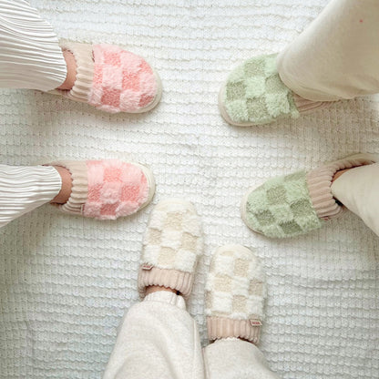 Plaid Nordic Slippers