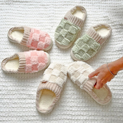 Plaid Nordic Slippers