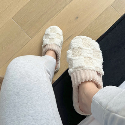 Plaid Nordic Slippers