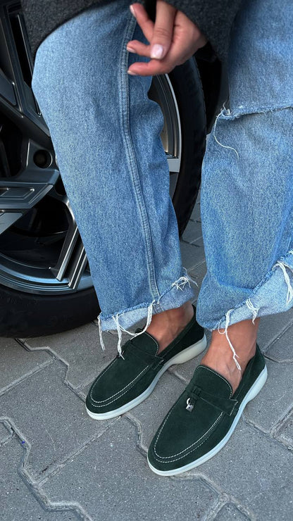 Bernardita Loafers - Chic Suede