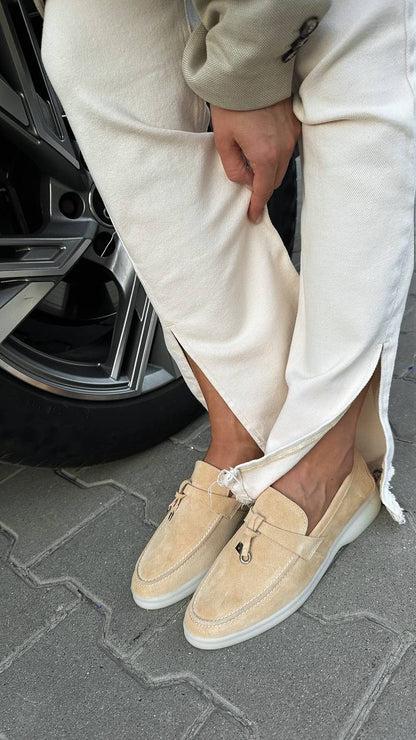 Bernardita Loafers - Chic Suede