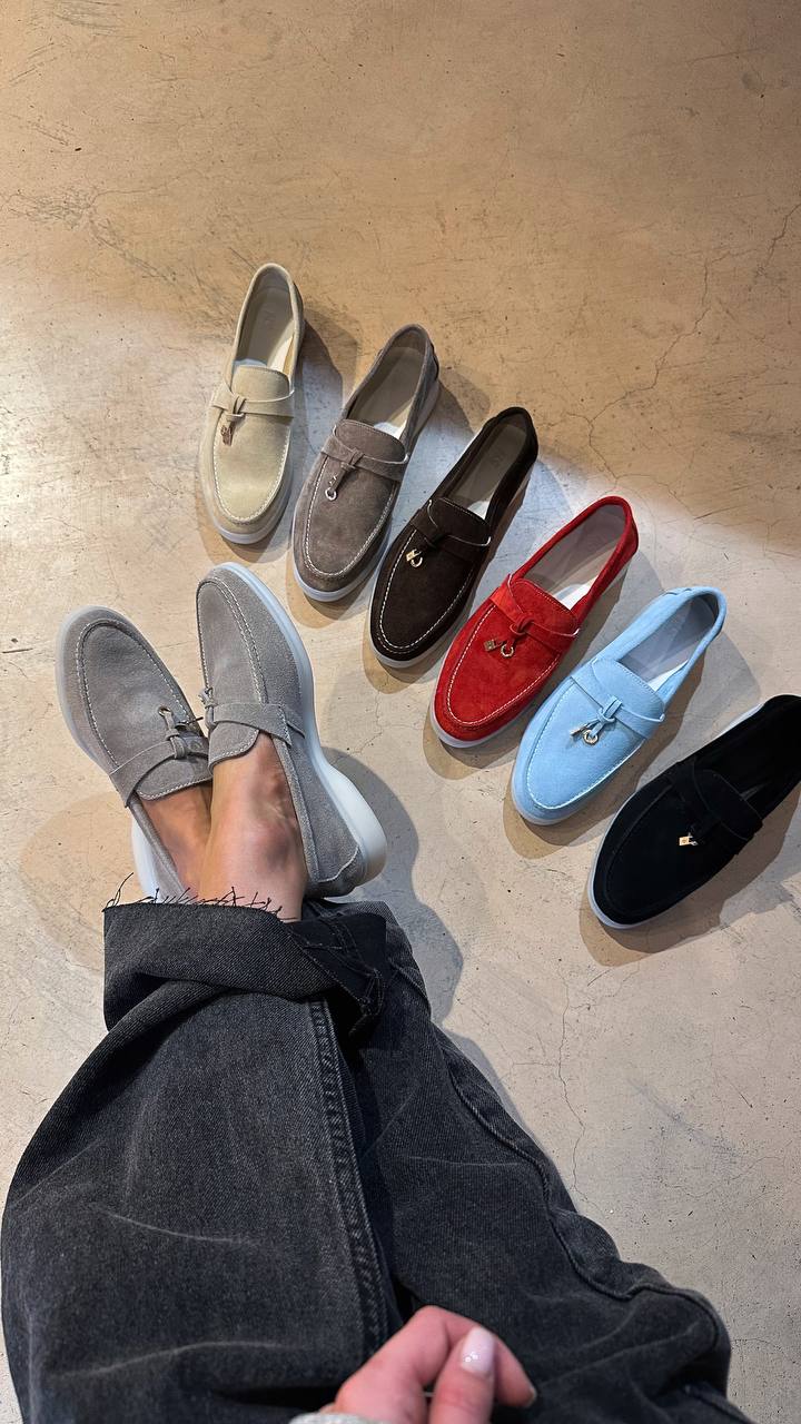 Bernardita Loafers - Chic Suede