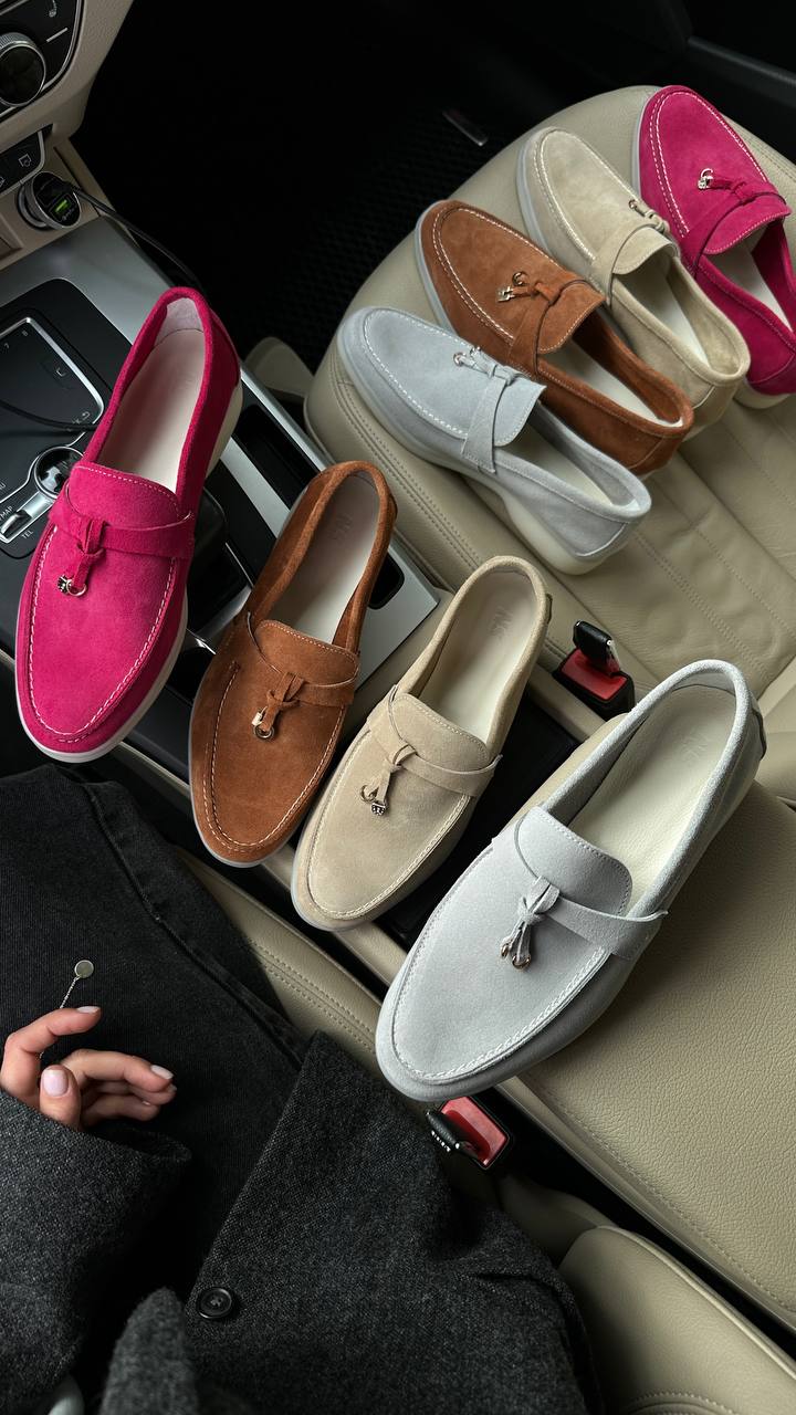 Bernardita Loafers - Chic Suede