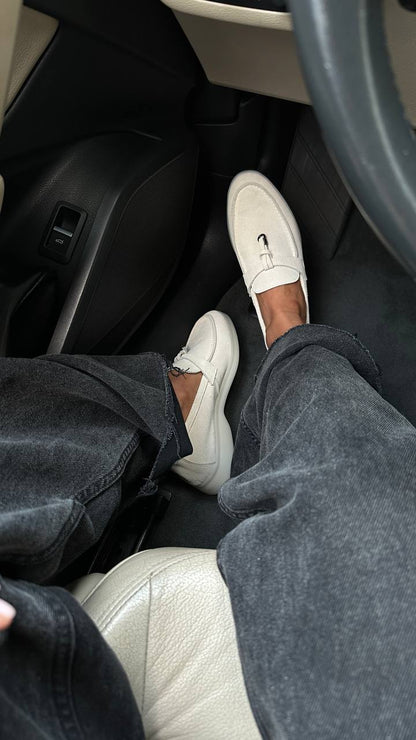 Bernardita Loafers - Chic Suede