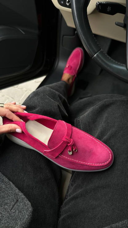 Bernardita Loafers - Chic Suede