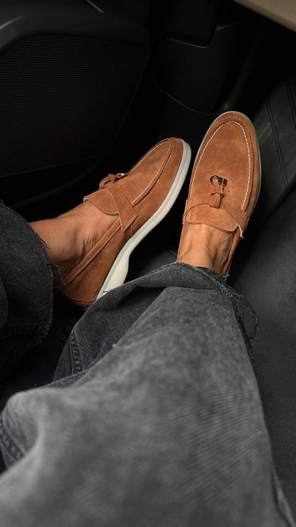 Bernardita Loafers - Chic Suede