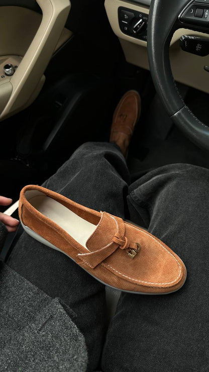Bernardita Loafers - Chic Suede