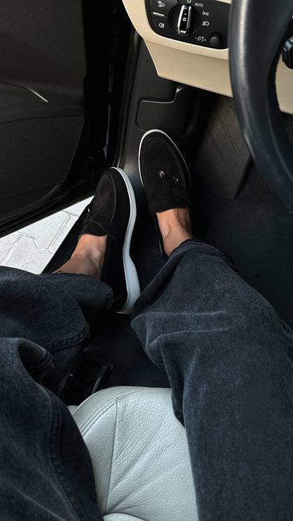 Bernardita Loafers - Chic Suede