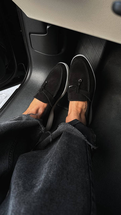 Bernardita Loafers - Chic Suede