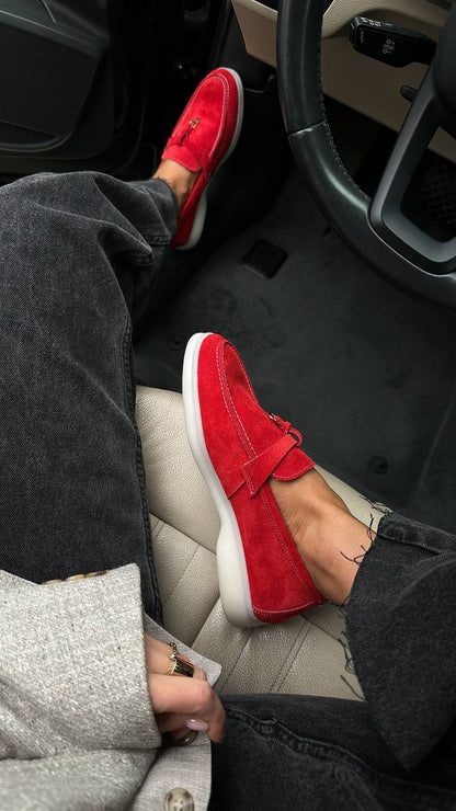 Bernardita Loafers - Chic Suede