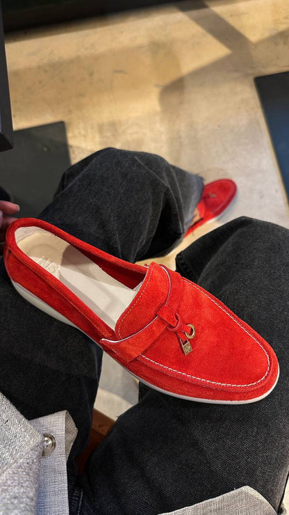 Bernardita Loafers - Chic Suede
