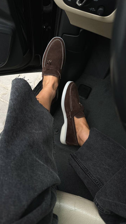 Bernardita Loafers - Chic Suede