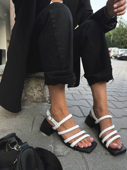 Lorena Sandals - Elegant with Low Heel