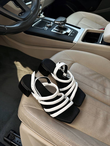 Lorena Sandals - Elegant with Low Heel