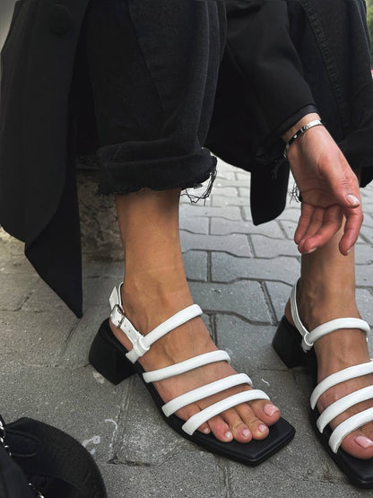 Lorena Sandals - Elegant with Low Heel