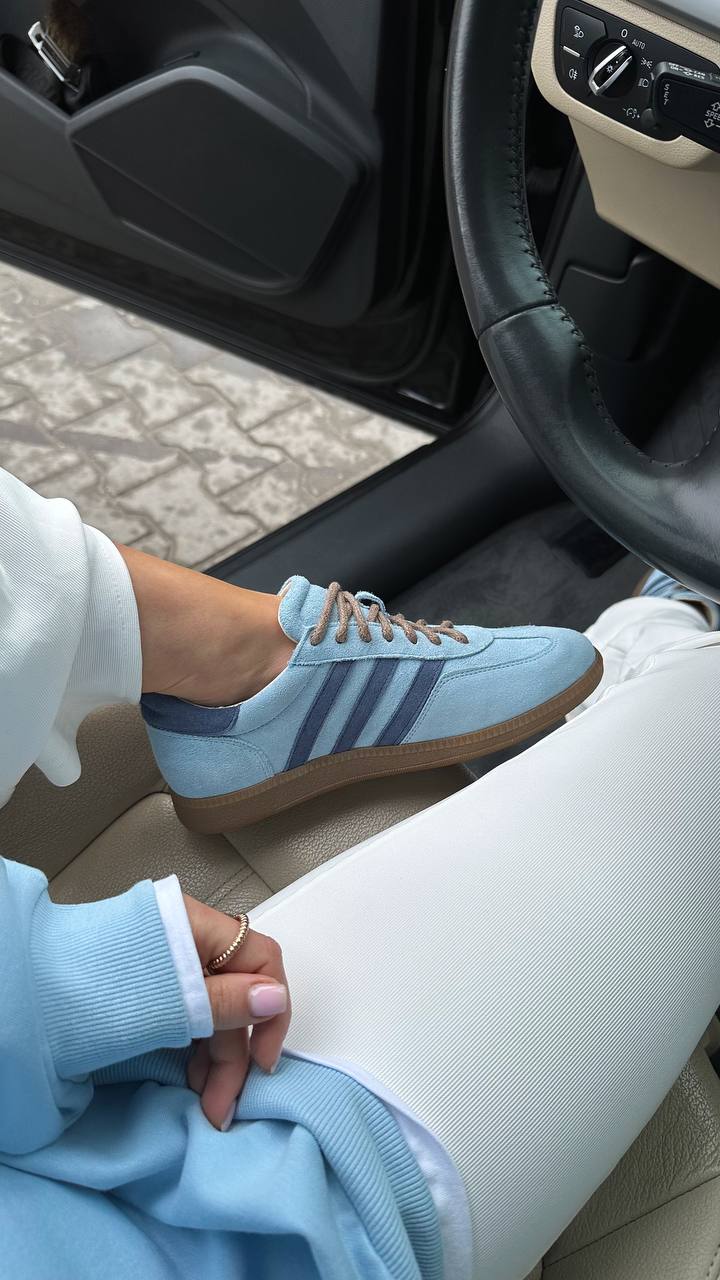 Vintage Light Blue Sneakers