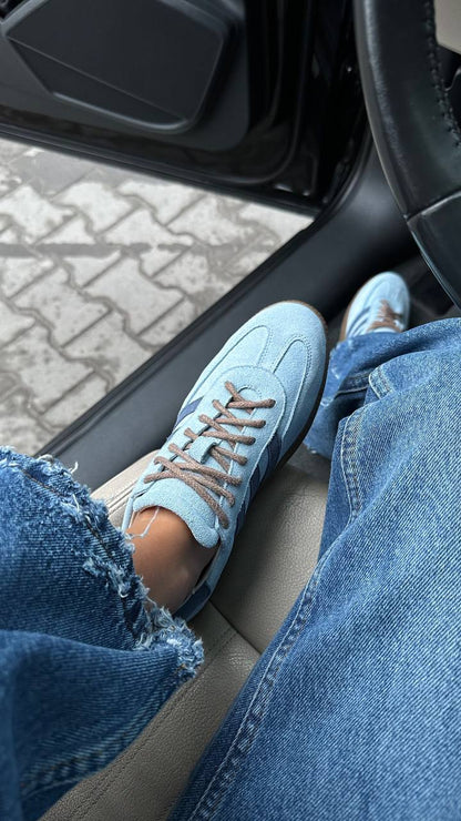 Vintage Light Blue Sneakers