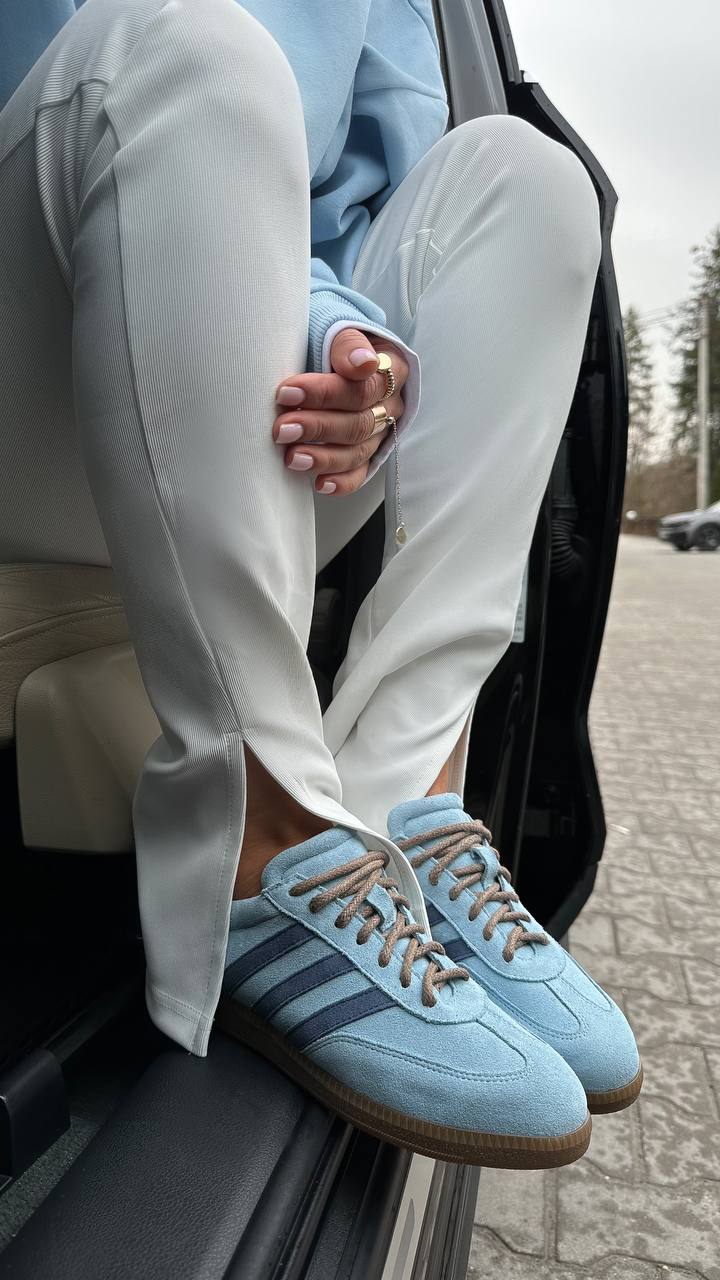 Vintage Light Blue Sneakers