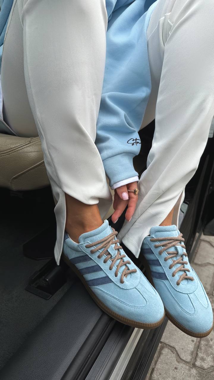 Vintage Light Blue Sneakers