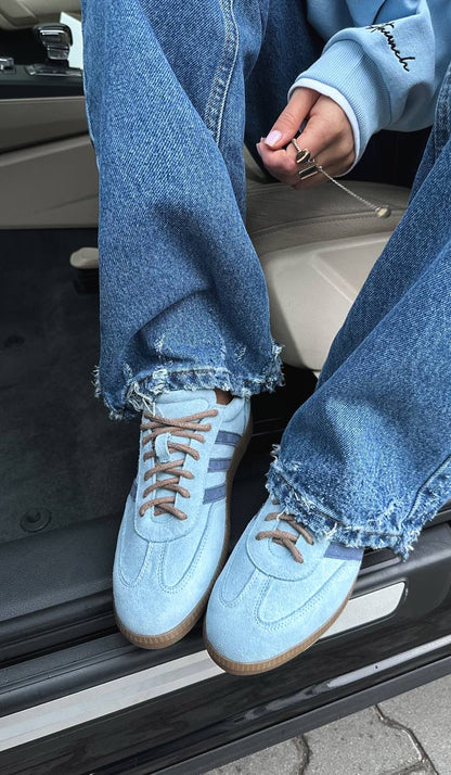 Vintage Light Blue Sneakers