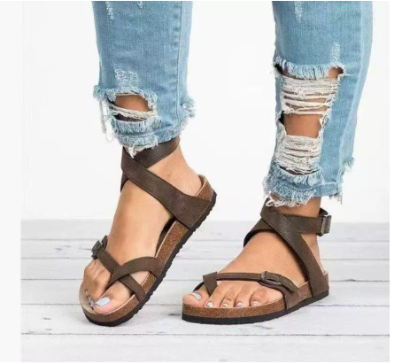 Kirelia | Women's casual strappy spring flat sandals