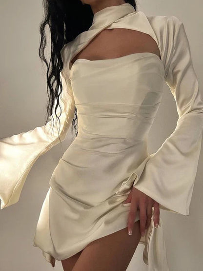 Remi™ short draped dress