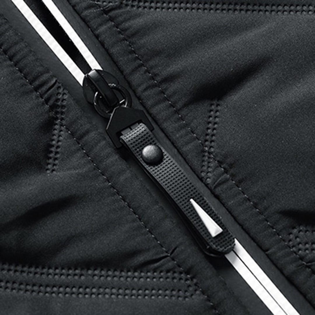 Men's warm and modern high-neck quilted jacket