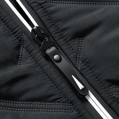 Men's warm and modern high-neck quilted jacket