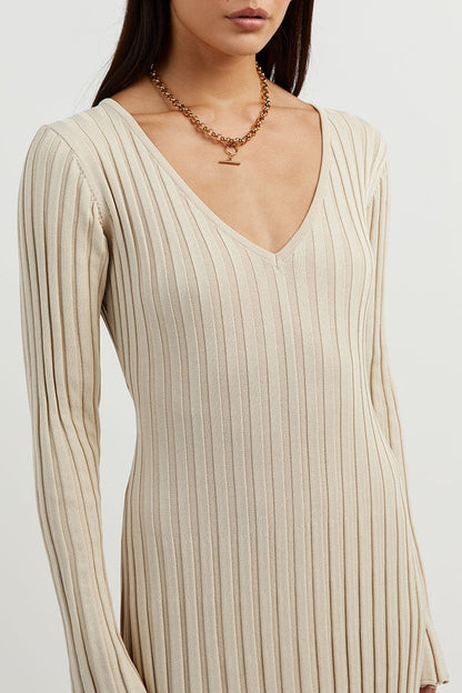 Zoe™ Elegant V-neck dress