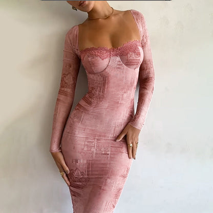 Cecilia™ Dress Elegant and Pink