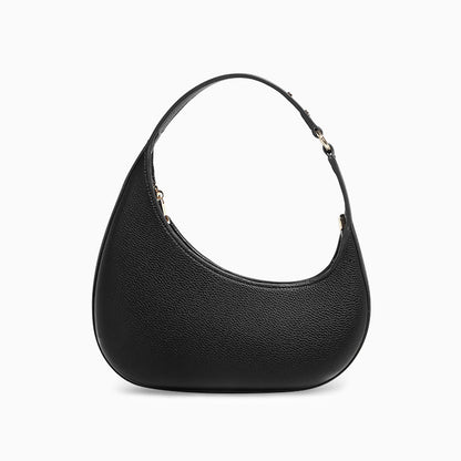 Asymmetrical half-moon bag