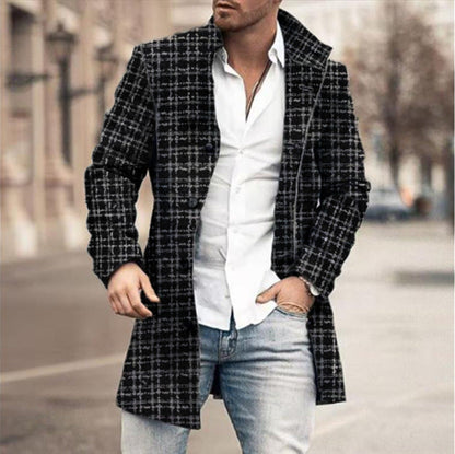 Lightweight men's jacket, elegant and practical for autumn or spring