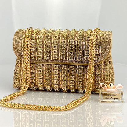 Elegant crystal handbag - zicatela