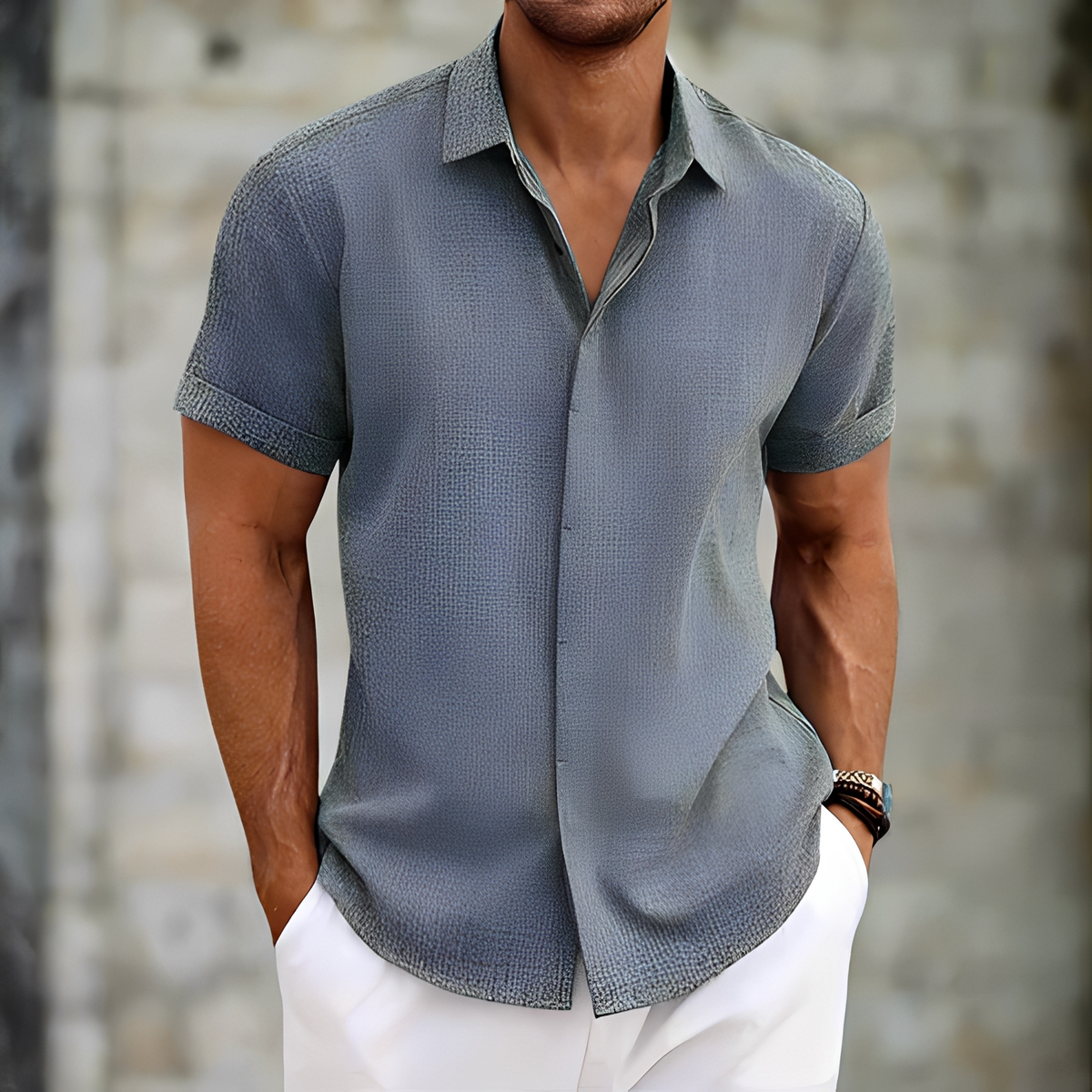 Lance - Men's casual summer shirt