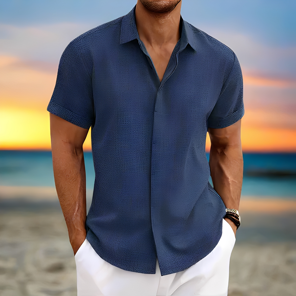 Lance - Men's casual summer shirt