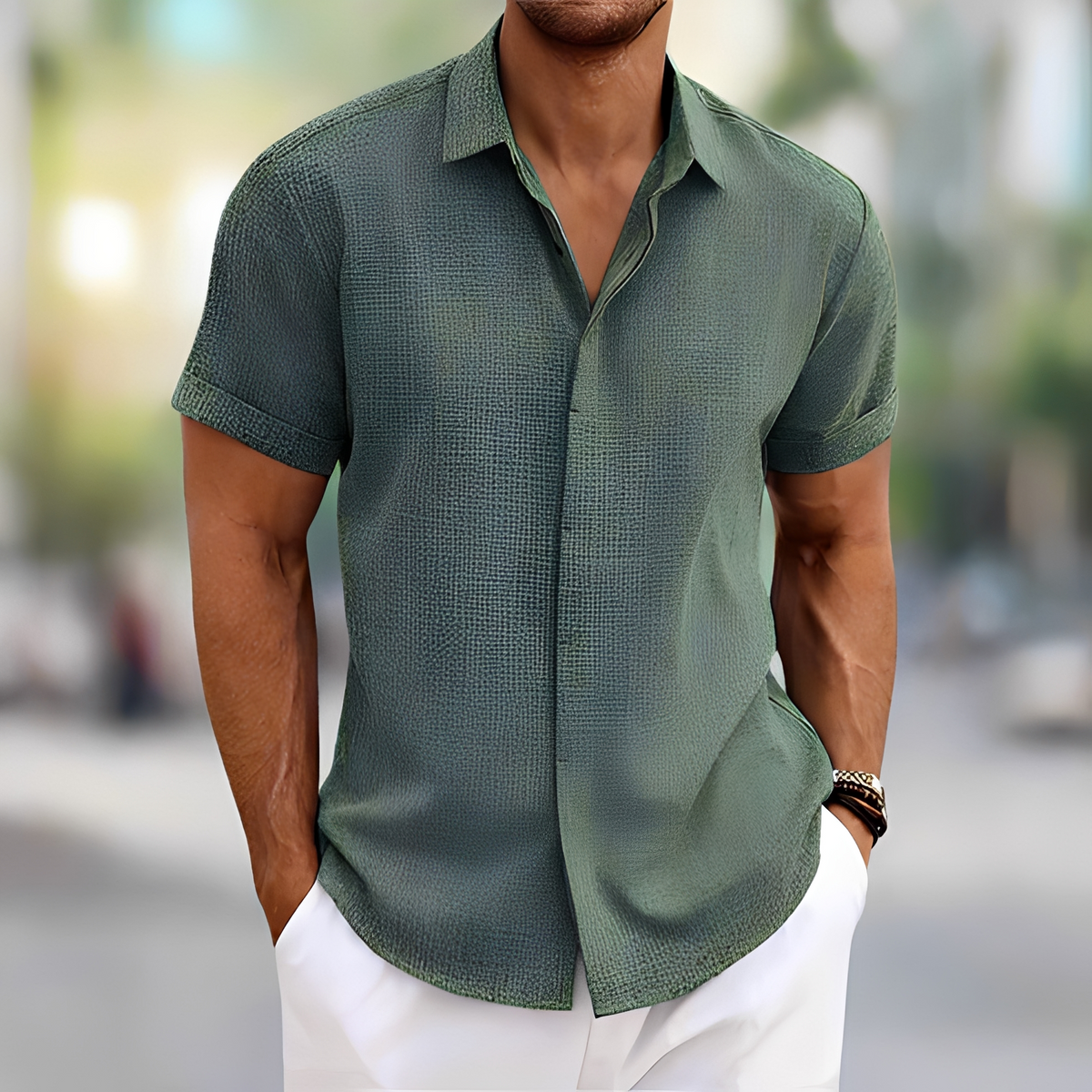 Lance - Men's casual summer shirt
