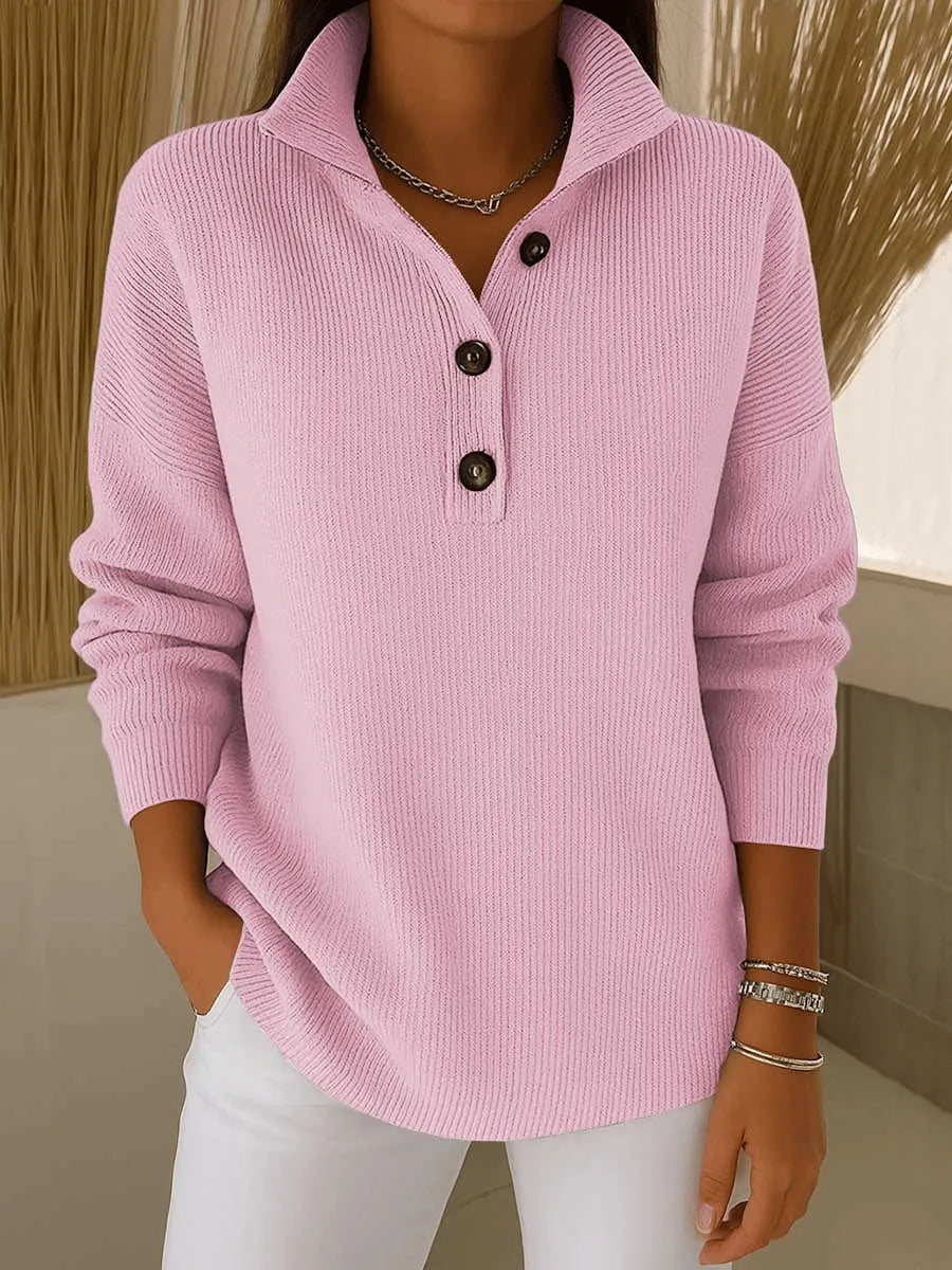Amparo | V-Neck Polo Sweater
