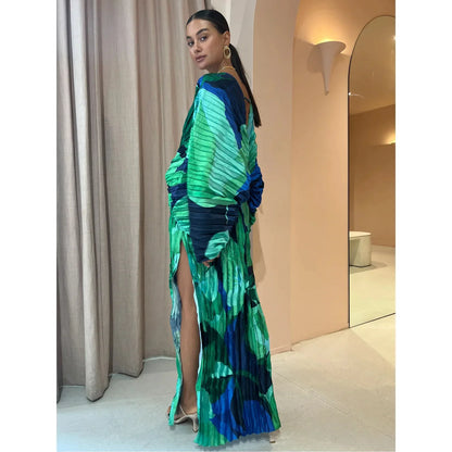 Eva Dress- Pleated and Elegant