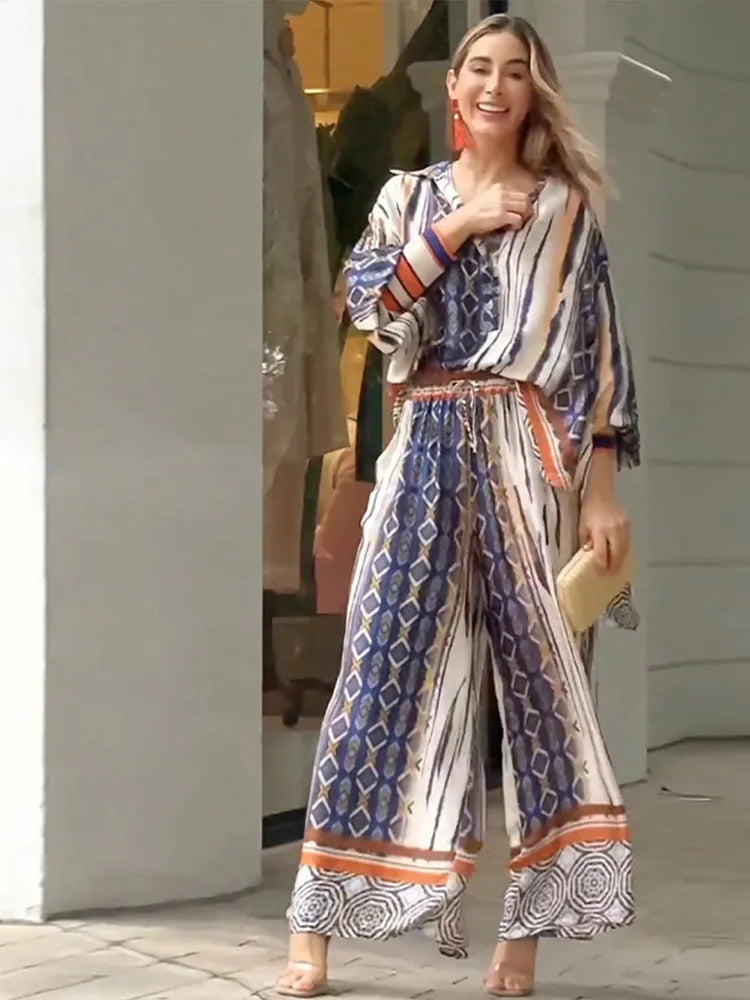 Veronica Set - Colorful Print Versatile Piece