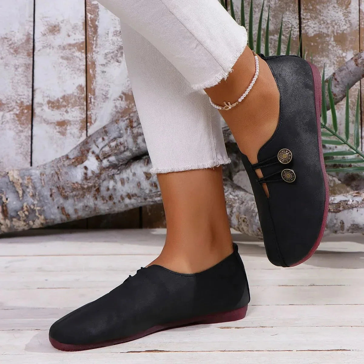 Barefoot Design Leather Shoes | Serra™️