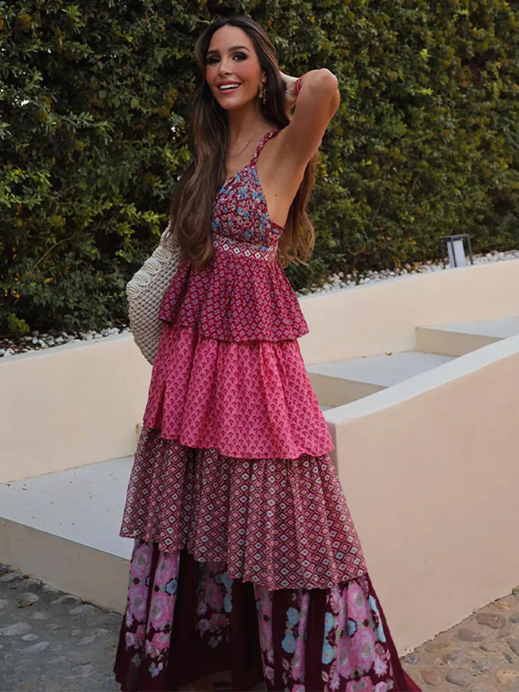 Darla™ Long and Colorful Dress