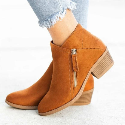 Casual Suede Ankle Boots | Julia™
