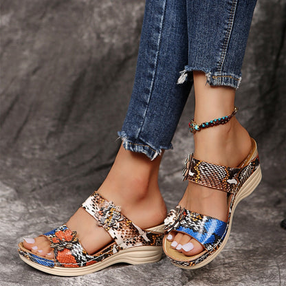 Soft-Sole Leopard Sandals