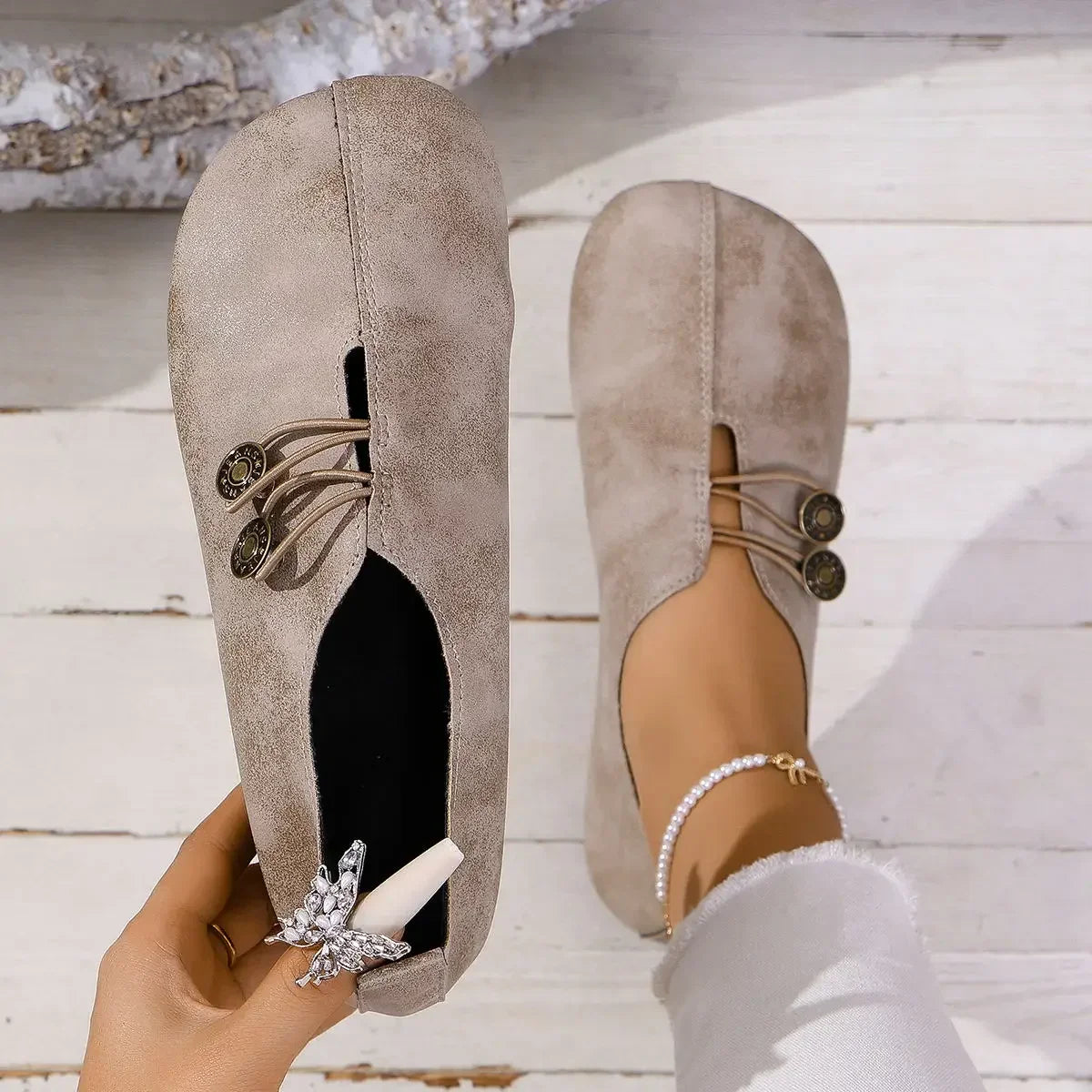 Barefoot Design Leather Shoes | Serra™️
